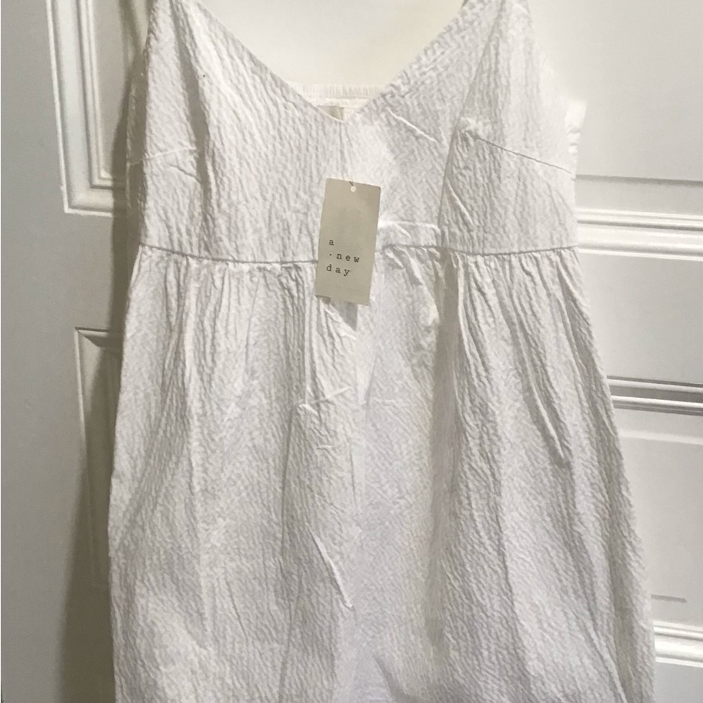 A New Day Textured White Dress